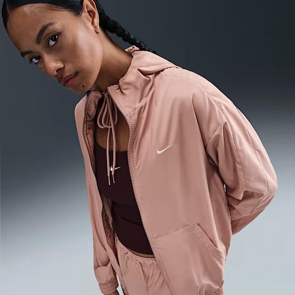 Nike Sportswear Classic Wovens Women's Loose UV Hooded Jacket - Picture 4 of 6